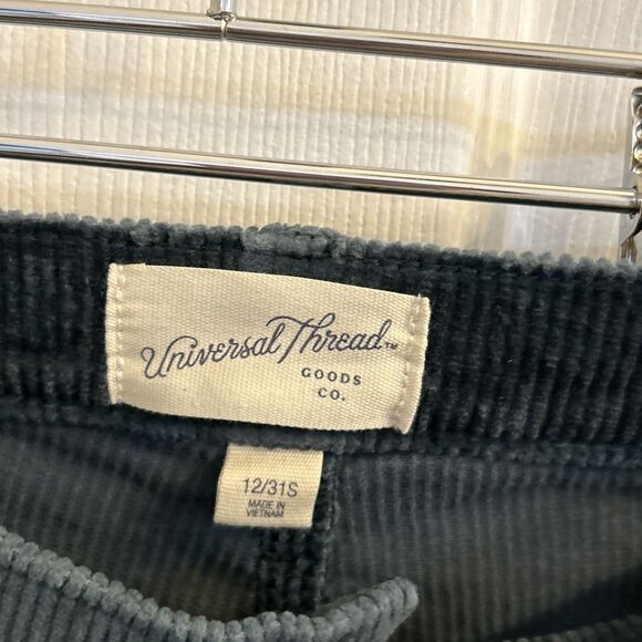 Universal Thread Women’s Teal Corduroy Bootcut Pants 12 Short High Rise NWT - Picture 5 of 16